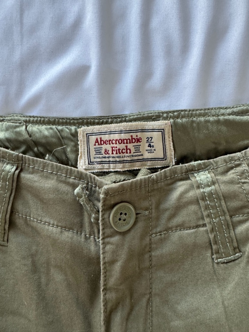 Abercrombie & Fitch Olive Utility Pants